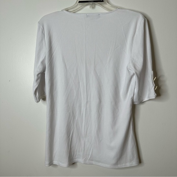 White Zara Women Top - Picture 5 of 7